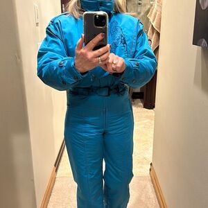 Women’s XCT by Roffe 90’s vintage one piece ski suit